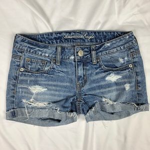 American Eagle Outfitters Low Rise Jean Shorts